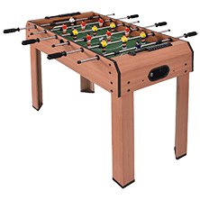 37 Inch Indoor Competition Game Football Table, Brown - Gallery Canada