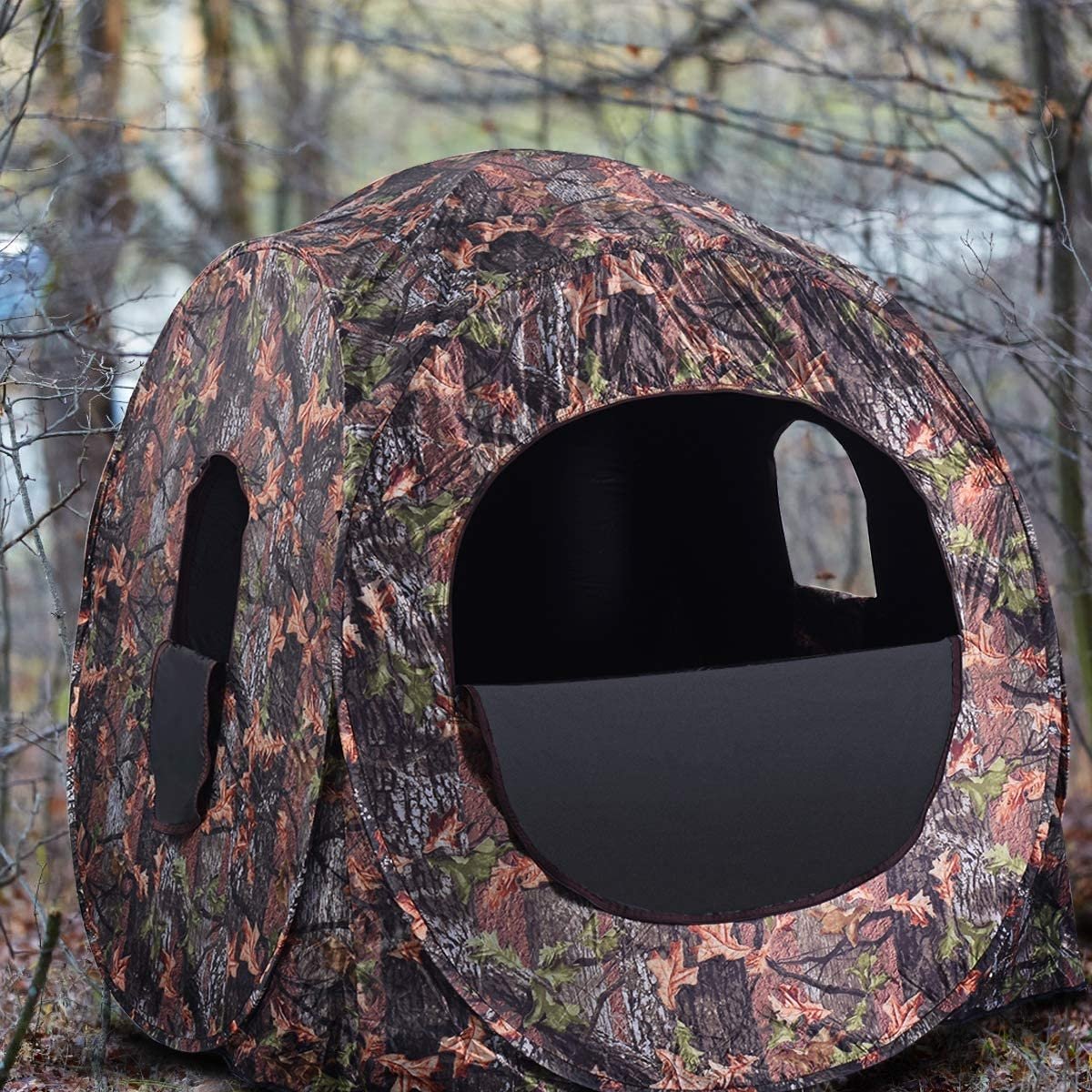 Portable Pop up Ground Camo Blind Hunting Enclosure Tents   at Gallery Canada