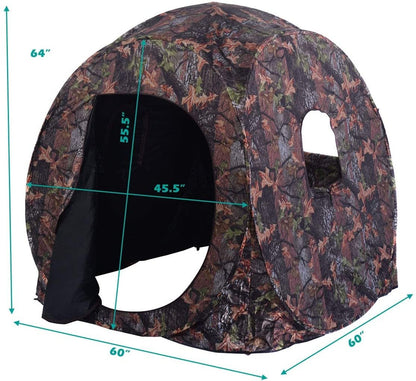 Portable Pop up Ground Camo Blind Hunting Enclosure Tents   at Gallery Canada