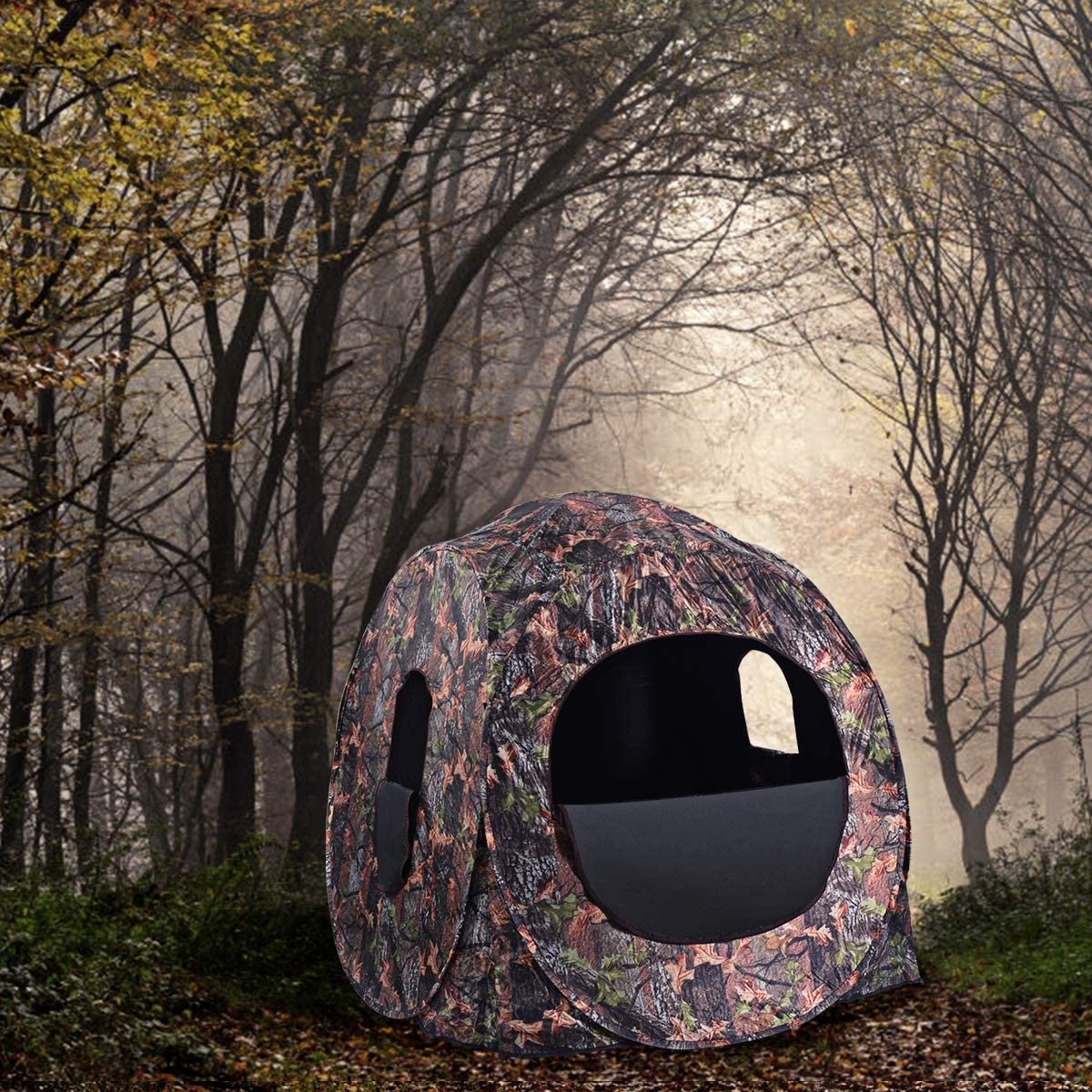 Portable Pop up Ground Camo Blind Hunting Enclosure Tents   at Gallery Canada