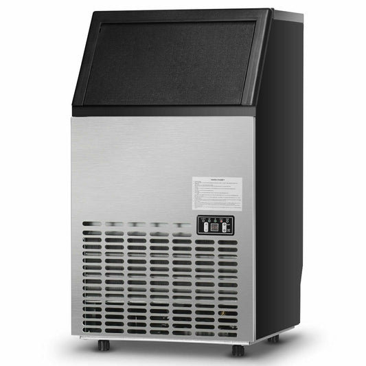 Portable Built-In Stainless Steel Commercial Ice Maker, Black Ice Makers   at Gallery Canada