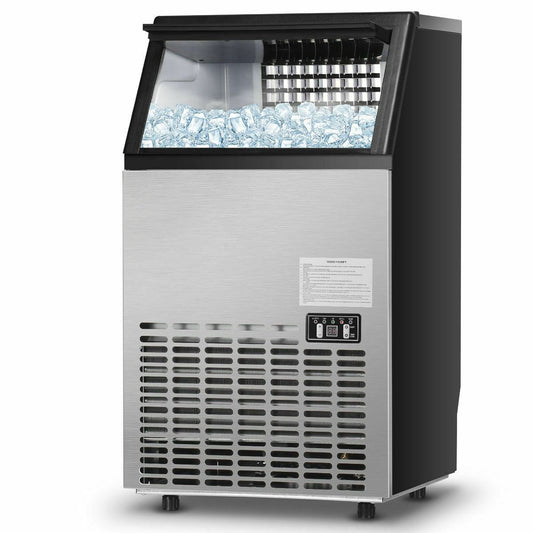 Portable Built-In Stainless Steel Commercial Ice Maker, Black Ice Makers   at Gallery Canada