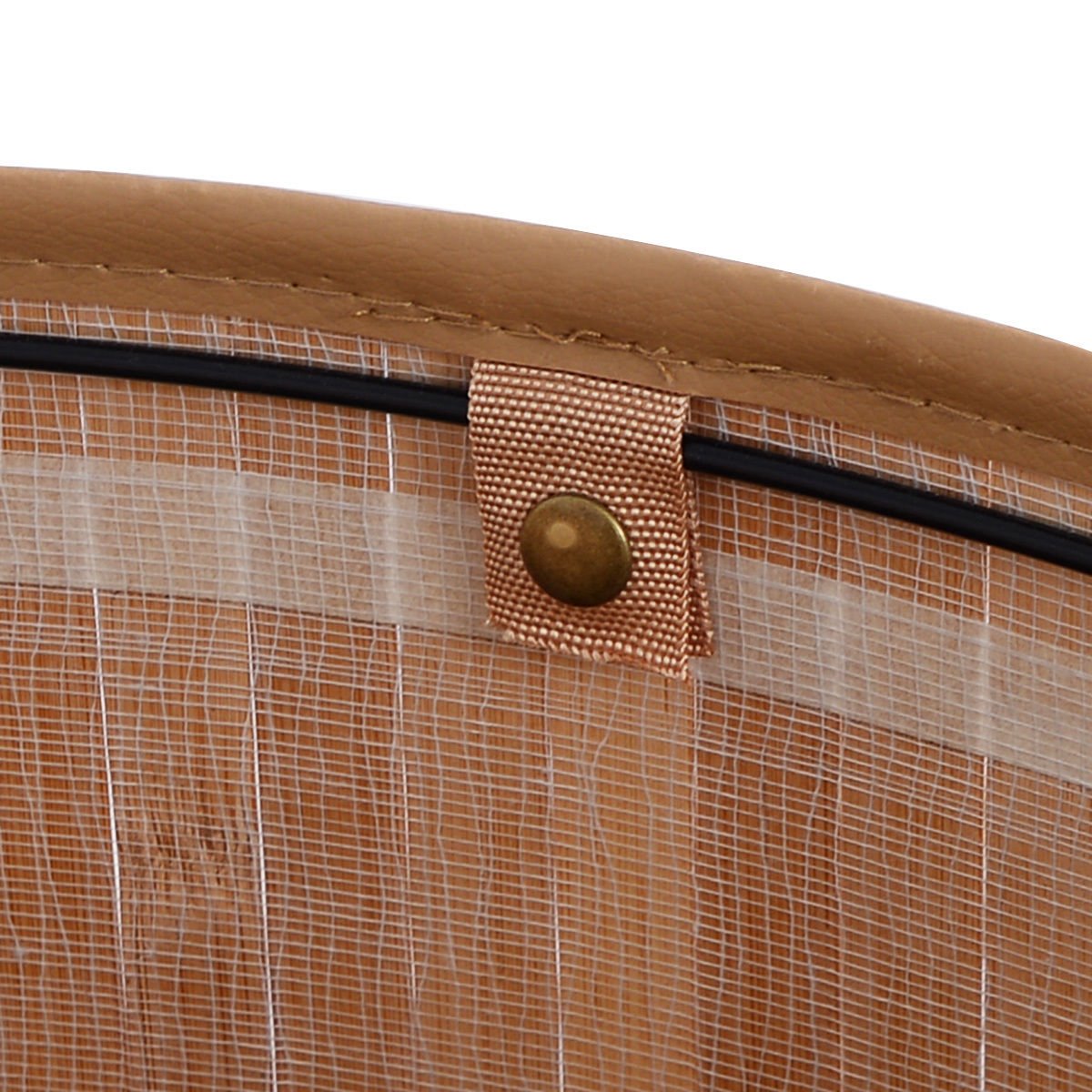Corner Bamboo Hamper Laundry Basket, Natural - Gallery Canada