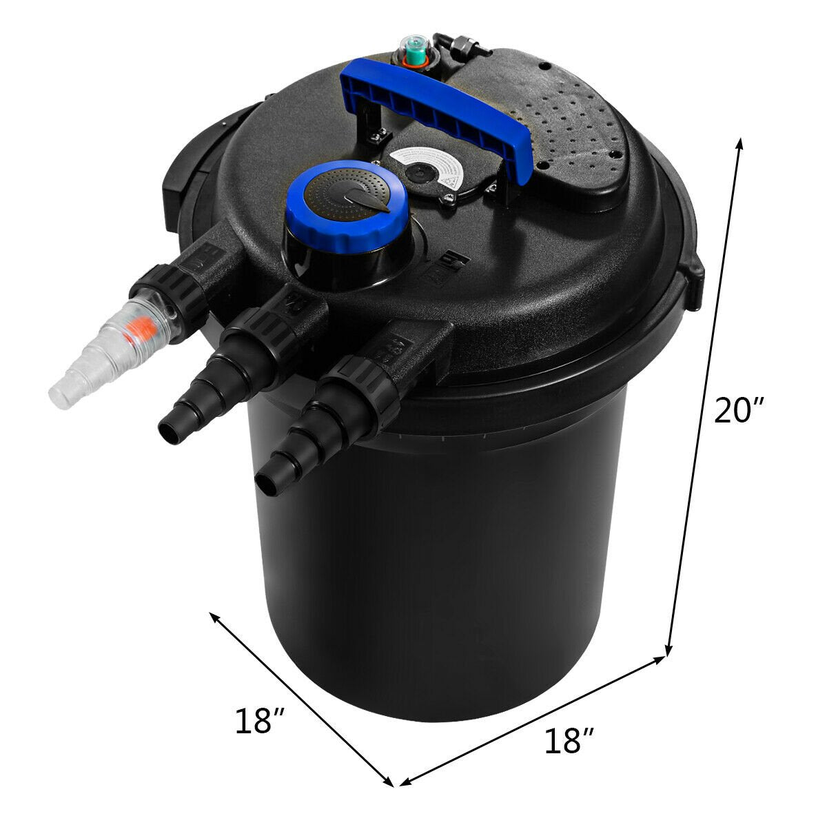 4000 Gallons Pond Pressure Bio Filter with 13W UV Light Watering & Irrigation   at Gallery Canada