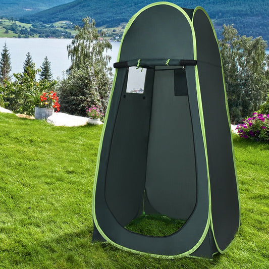 Pop uP Camping Shower Toilet Changing Room Tent, Green - Gallery Canada