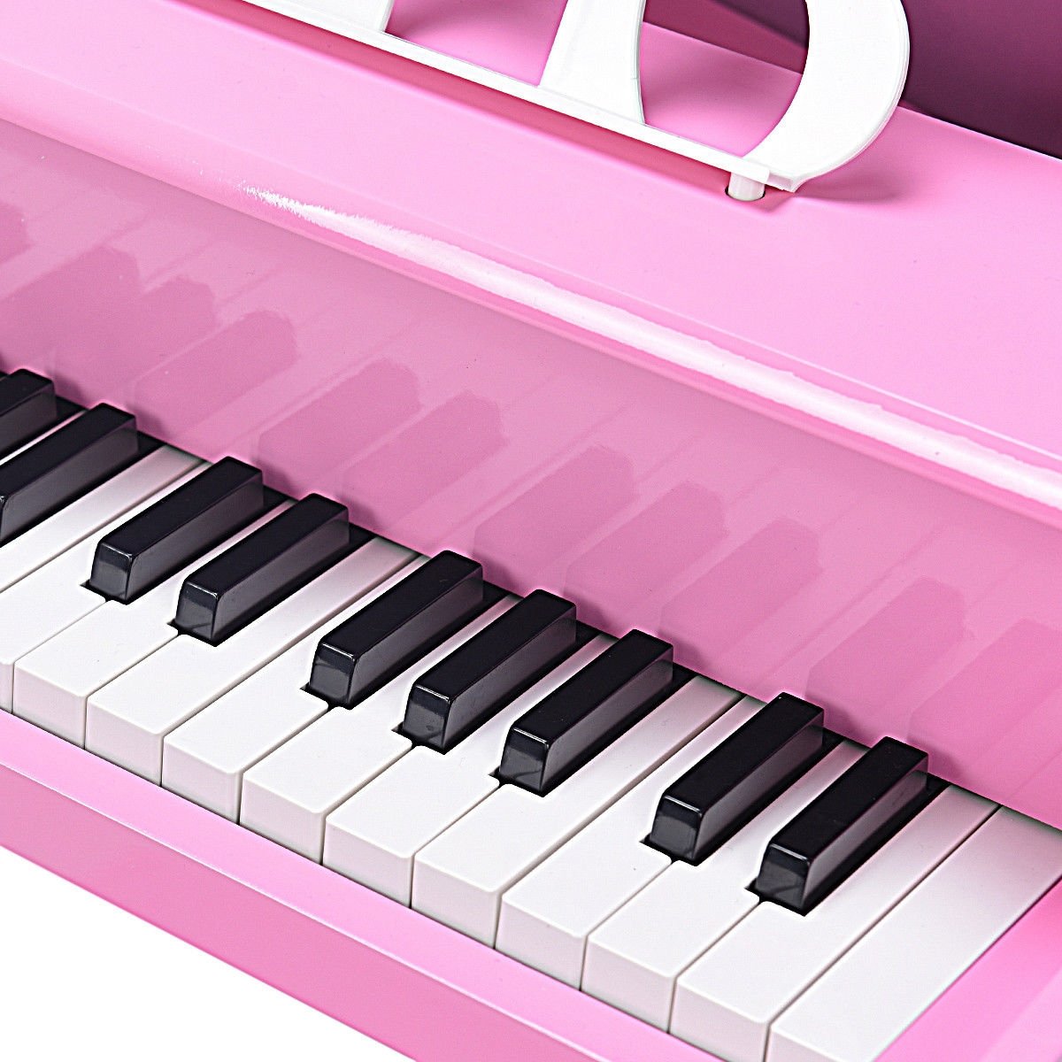 Musical Instrument Toy 30-Key Children Mini Grand Piano with Bench, Pink Pianos & Keyboards   at Gallery Canada