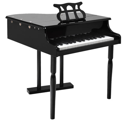 Musical Instrument Toy 30-Key Children Mini Grand Piano with Bench, Black Pianos & Keyboards   at Gallery Canada