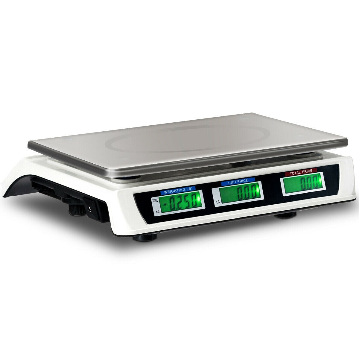 66 lbs Electronic Price Computing Scale with LCD Screen Display, Silver Kitchen Tools   at Gallery Canada