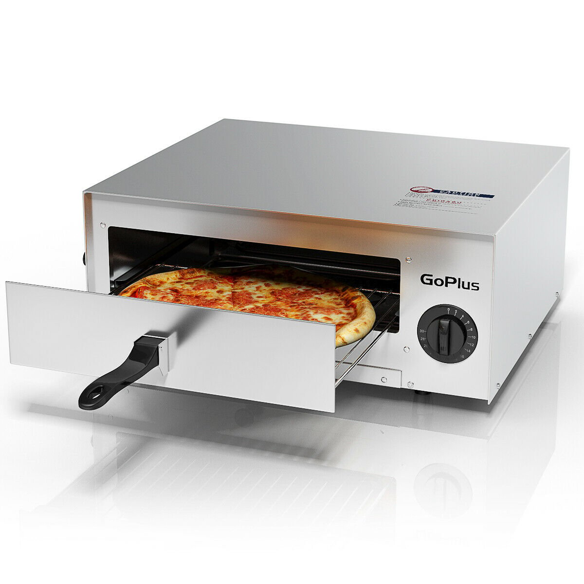 Kitchen Commercial Pizza Oven Stainless Steel Pan , Silver Toaster Ovens   at Gallery Canada