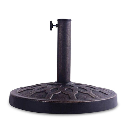 30lbs 18 Inch Heavy Duty Outdoor Patio Market Umbrella Base, Bronze Outdoor Umbrella Bases at Gallery Canada