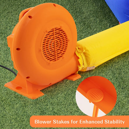 750W/550W/380W Air Blower for Inflatables with 25 feet Wire and GFCI Plug-550W, Orange Air Blowers   at Gallery Canada