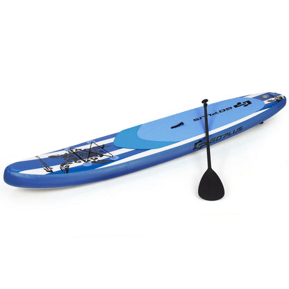 11 Feet Inflatable Adjustable Paddle Board with Carry Bag Surfing   at Gallery Canada