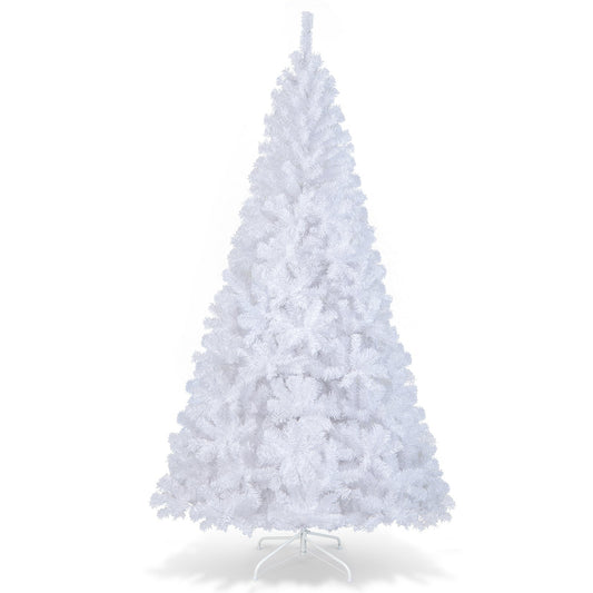 8 ft White Christmas Tree with Solid Metal Stand-8 ft, White Christmas Tree   at Gallery Canada