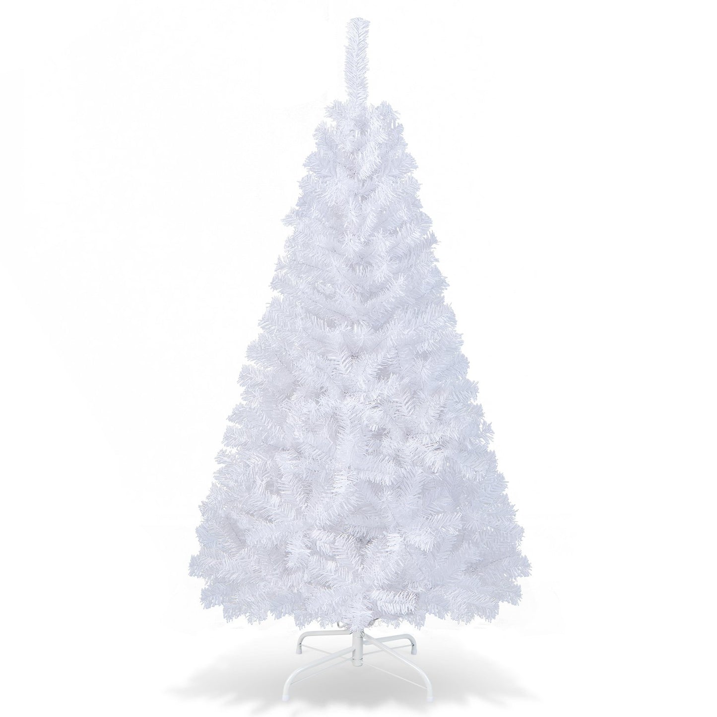 6 ft White Christmas Tree with Solid Metal Stand-6 ft, White Christmas Tree   at Gallery Canada