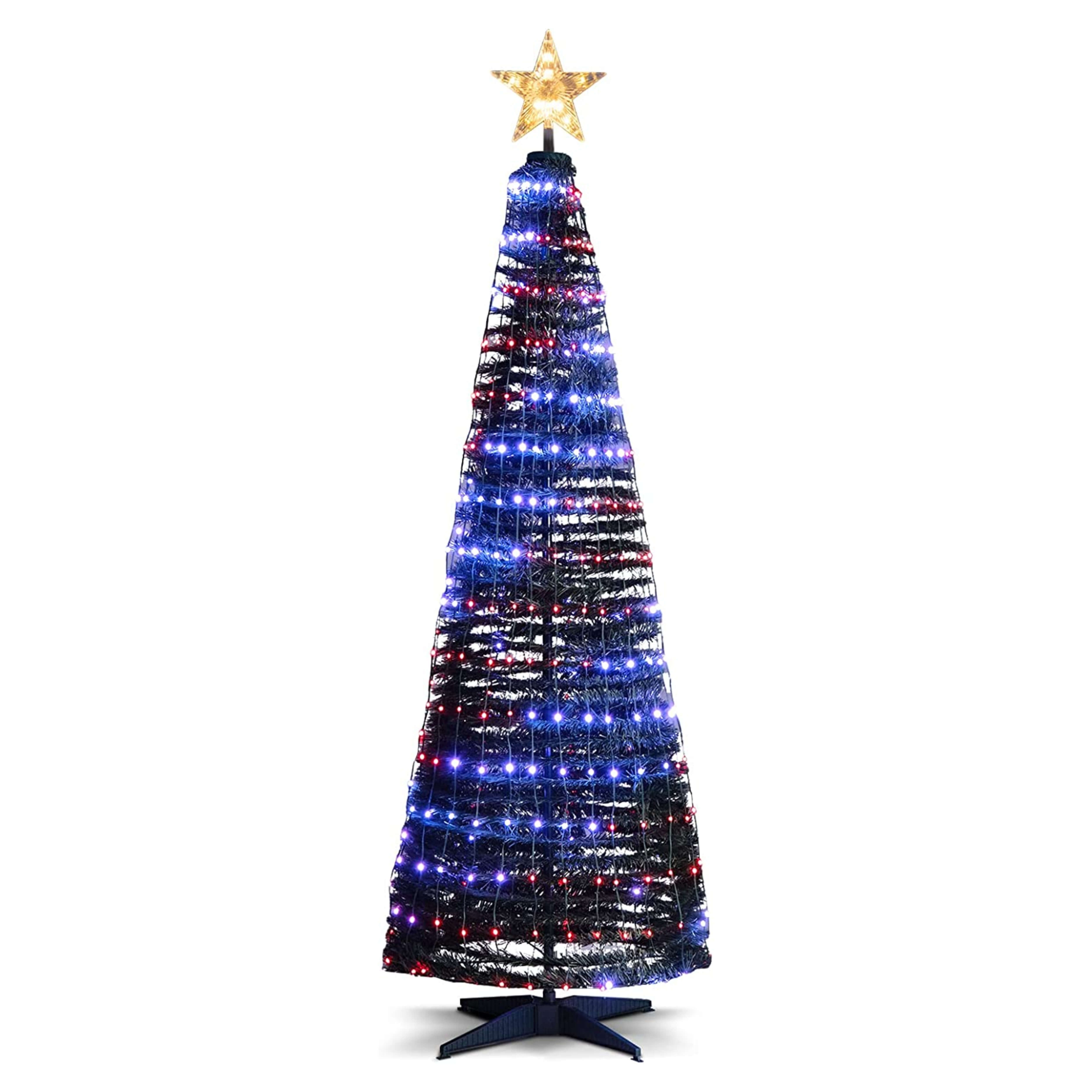 6.2 Feet Pop-up Lighted Christmas Tree with 282 RGB LED Lights, Green Christmas Tree   at Gallery Canada