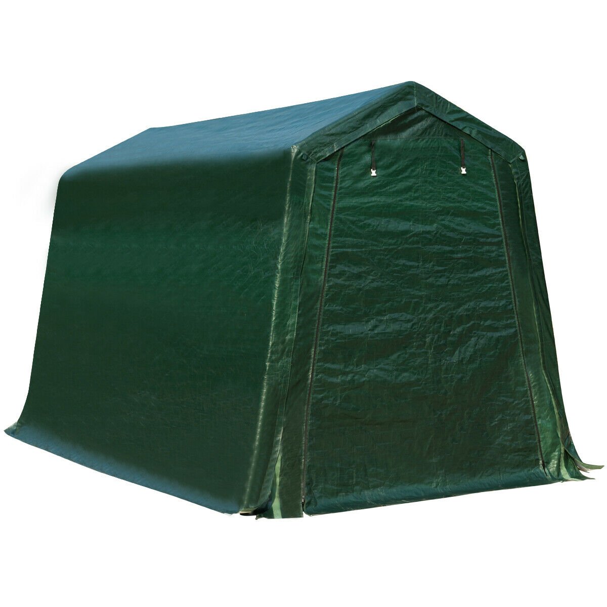 Outdoor Carport Shed with Sidewalls and Waterproof Ripstop Cover-7 x 12 ft Carports   at Gallery Canada