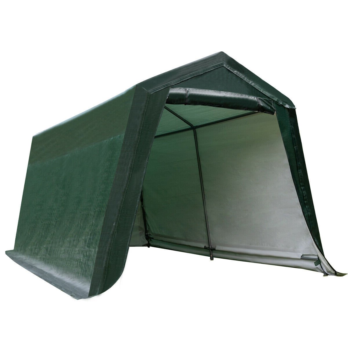 Outdoor Carport Shed with Sidewalls and Waterproof Ripstop Cover-10 x 10 ft Carports   at Gallery Canada