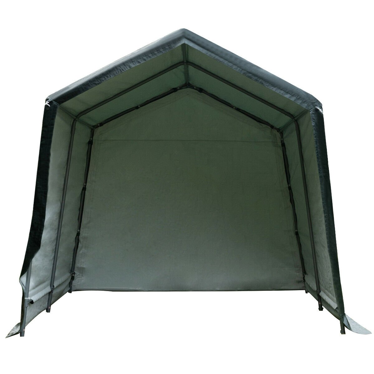 Outdoor Carport Shed with Sidewalls and Waterproof Ripstop Cover-10 x 10 ft Carports   at Gallery Canada