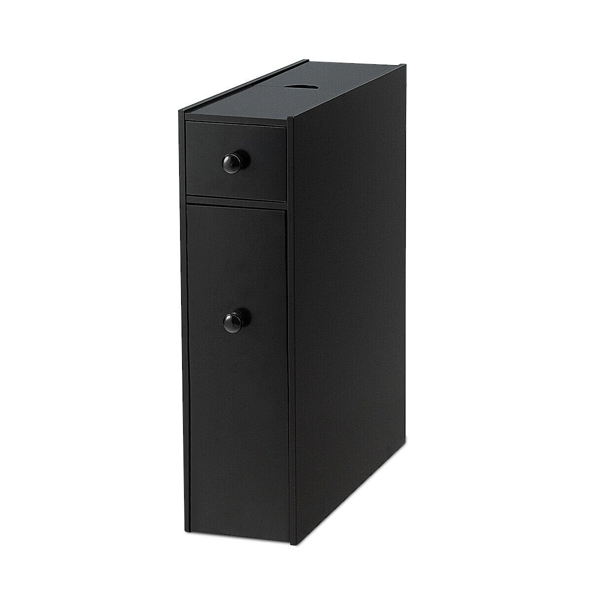 Black Bathroom Cabinet Space Saver Storage Organizer, Black Floor Cabinets   at Gallery Canada