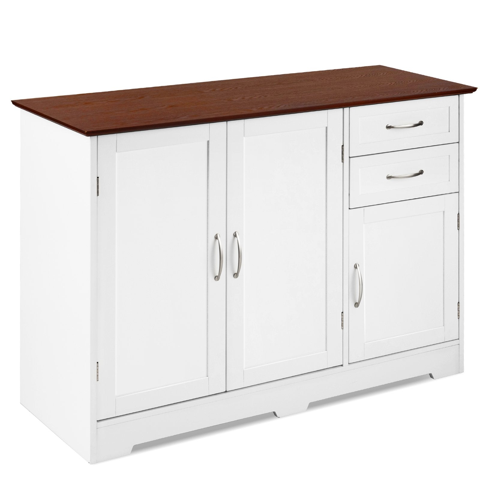 Buffet Storage Cabinet  Kitchen Sideboard with 2 Drawers, White Sideboards Cabinets & Buffets White  at Gallery Canada