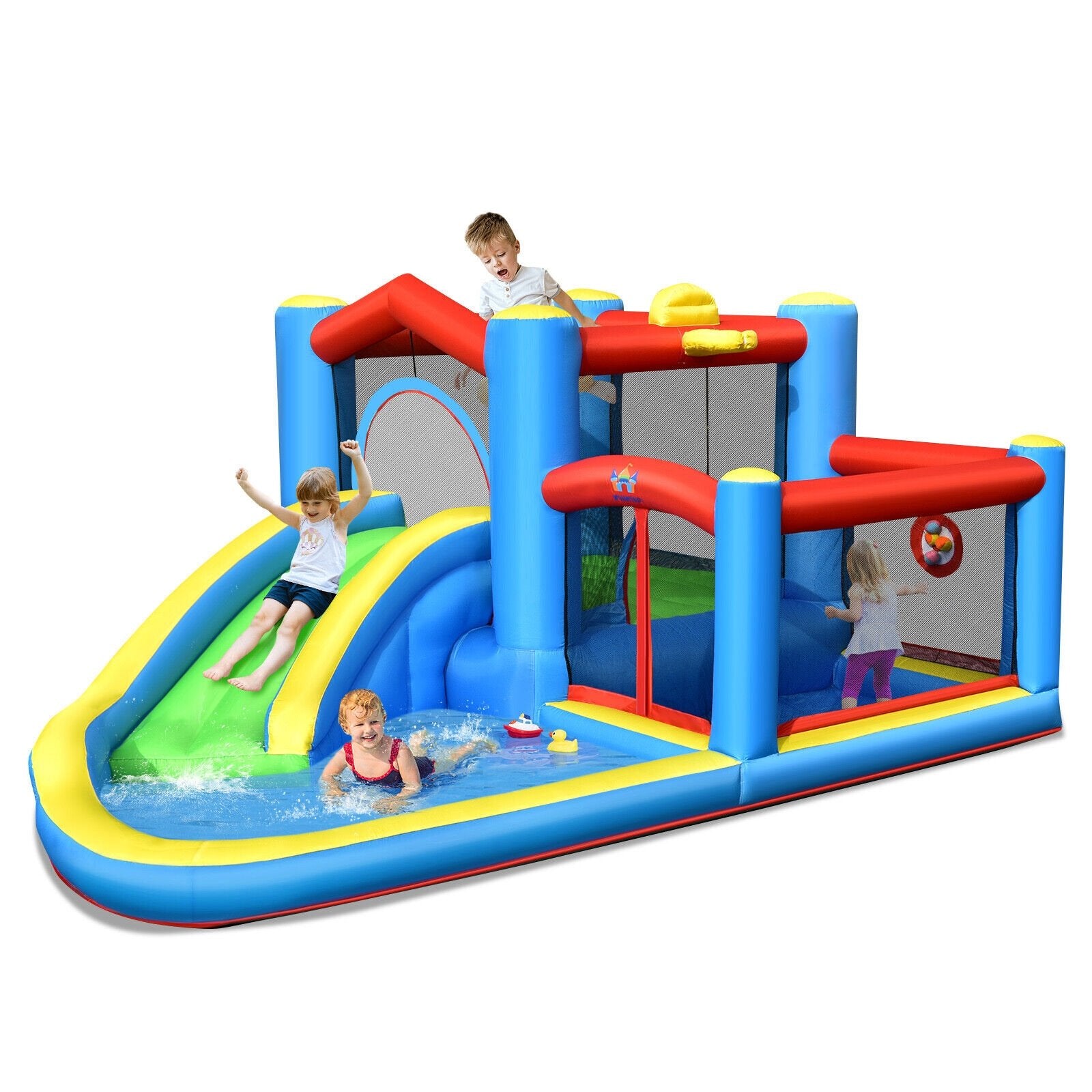 Inflatable Kids Water Slide Outdoor Indoor Slide Bounce Castle without Blower Bounce House   at Gallery Canada