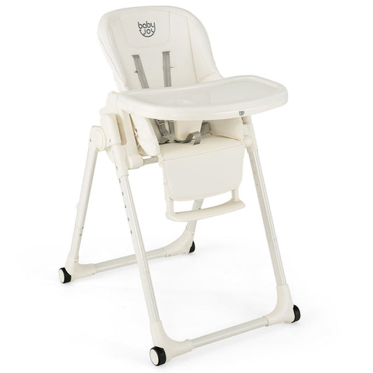 4-in-1 Baby High Chair with 6 Adjustable Heights, Beige - Gallery Canada