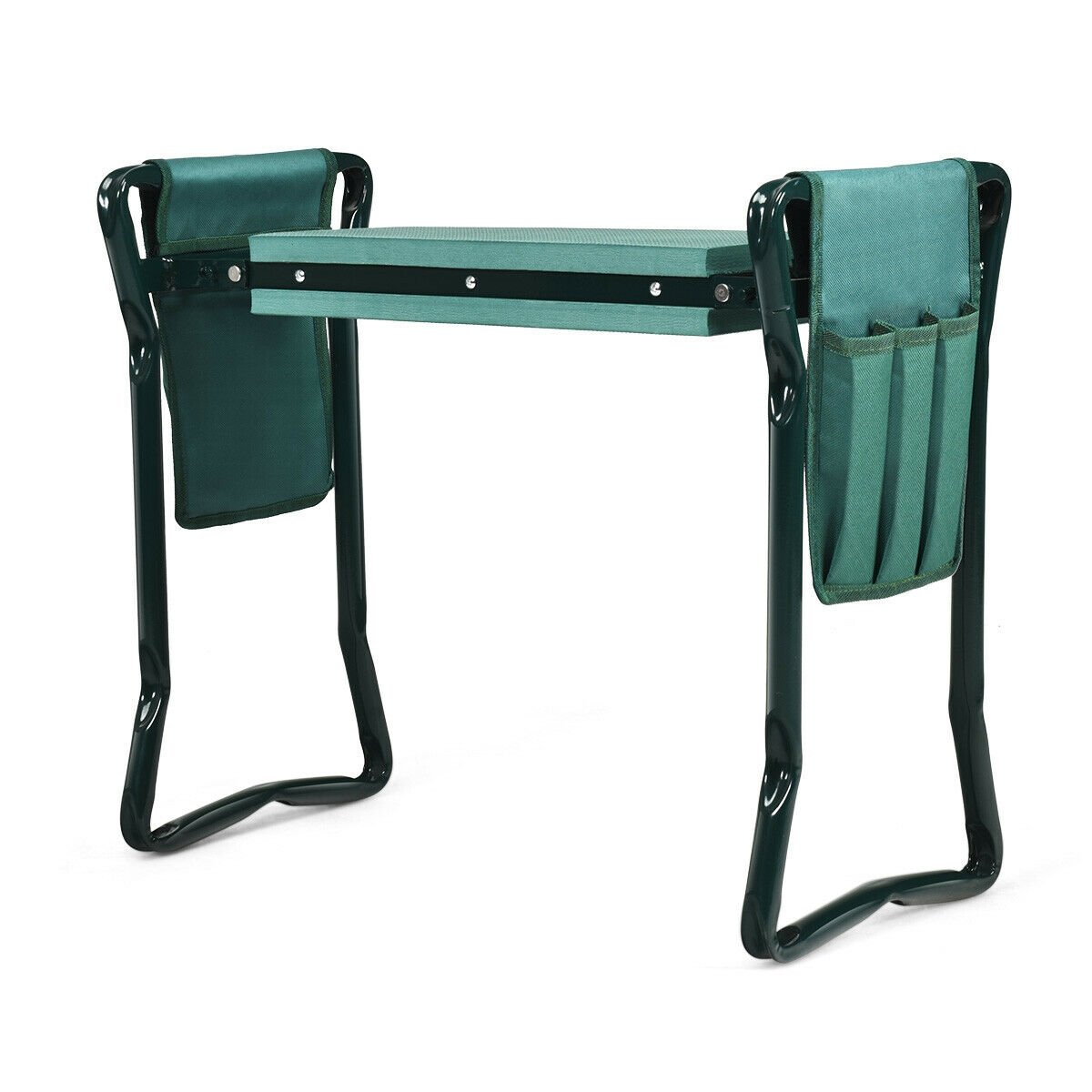 Folding Garden Kneeler and Seat Bench, Green - Gallery Canada