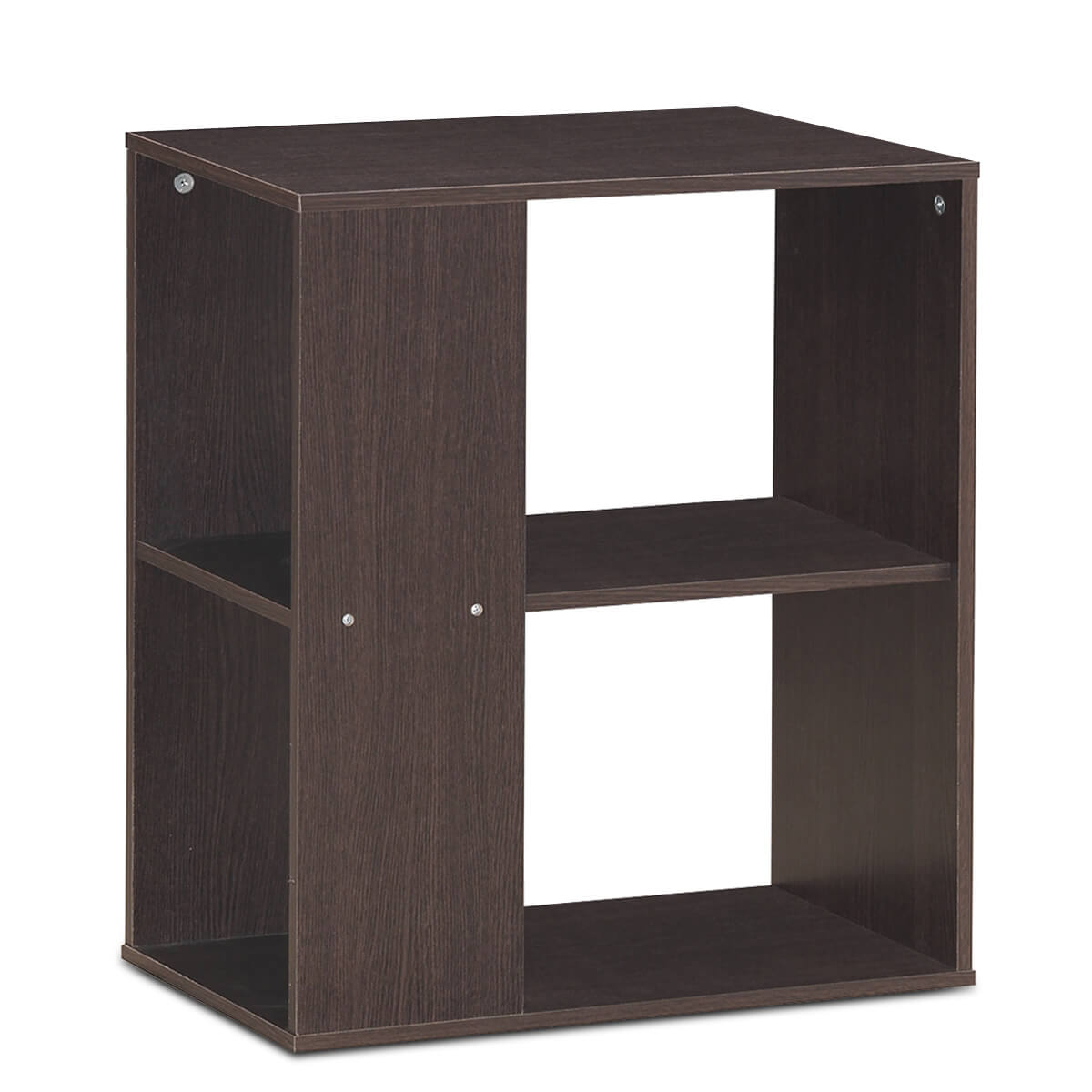 3-Tier Side End Table with Storage Shelves , Brown End & Side Tables   at Gallery Canada