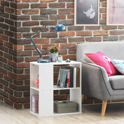 3-Tier Side End Table with Storage Shelves , White End & Side Tables   at Gallery Canada