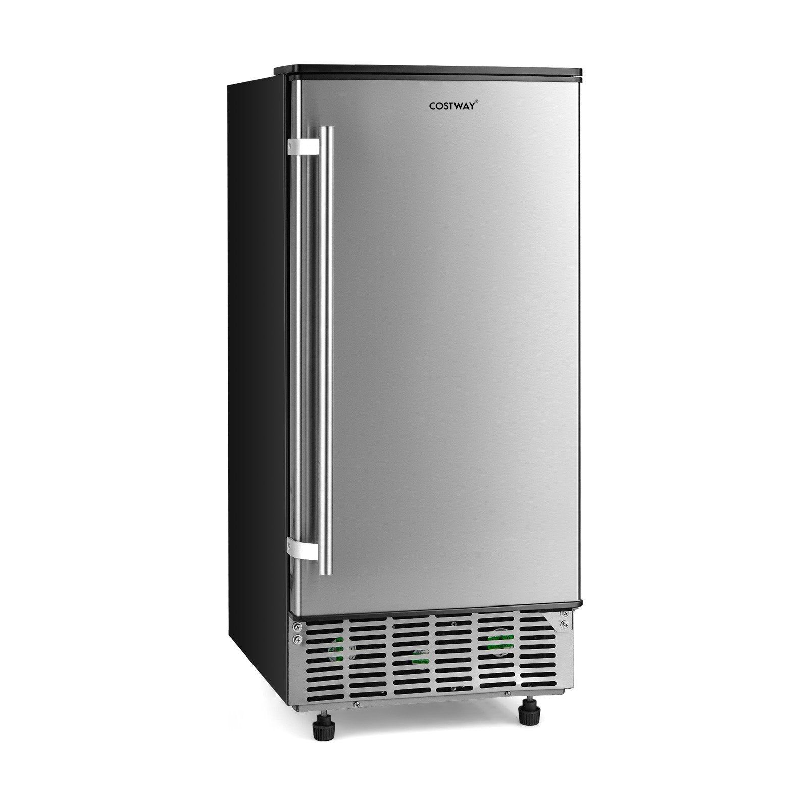 Free-Standing Built-in Ice Maker with 80lbs per Day, Silver Ice Makers   at Gallery Canada