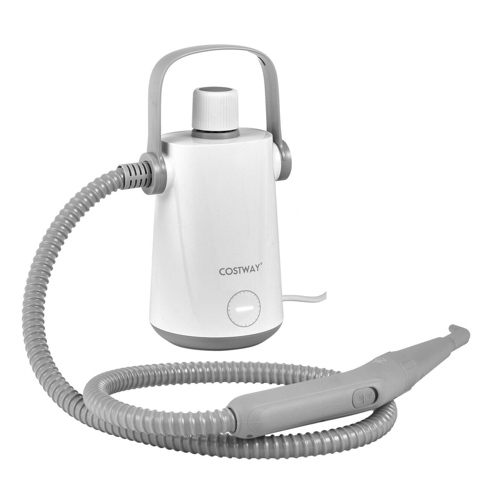 1000W Multifunction Portable Hand-held Steam Cleaner with 10 Accessories, Gray Vacuums & Cleaners Gray at Gallery Canada