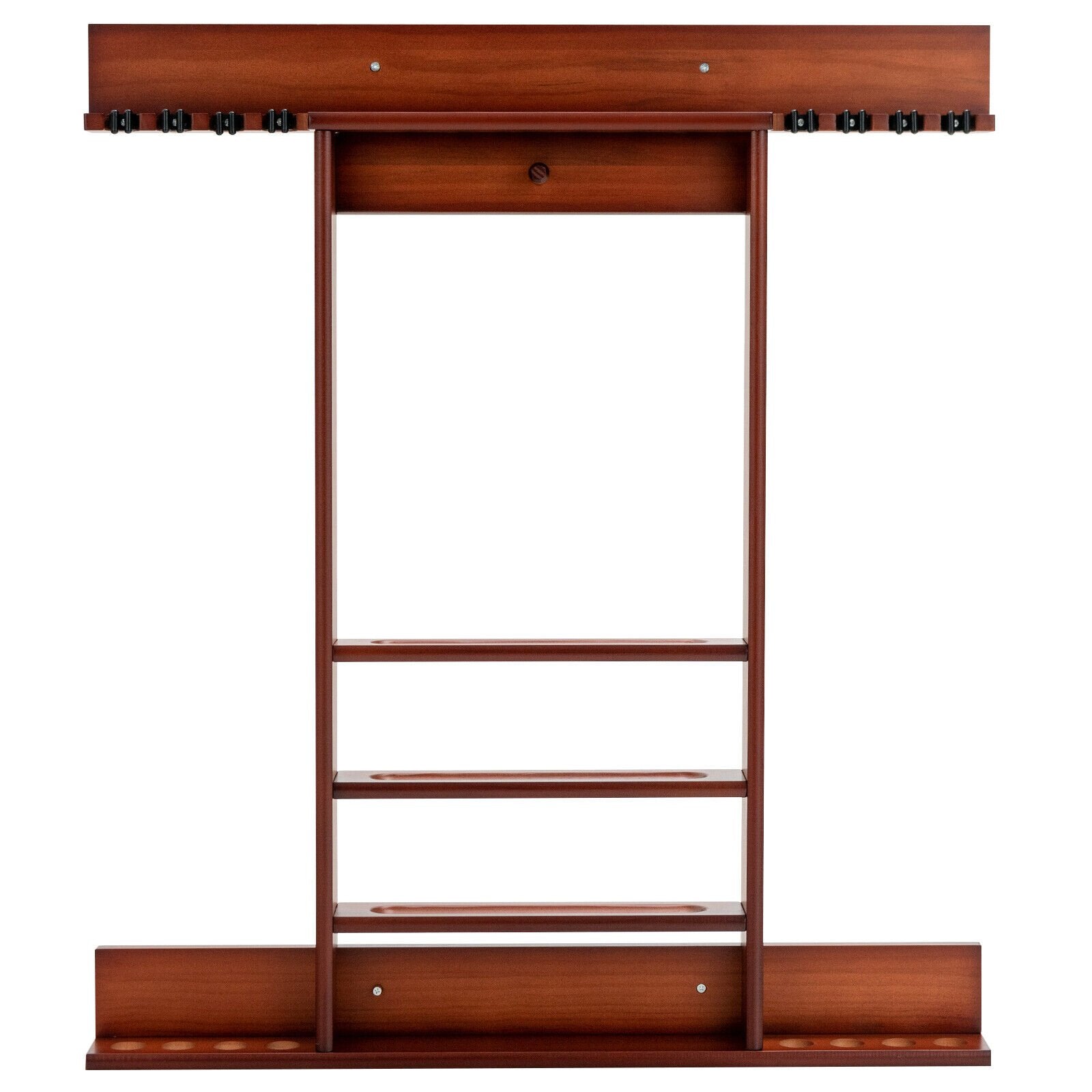 Wall-mounted Billiards Pool Cue Rack Only, Brown Game Room   at Gallery Canada