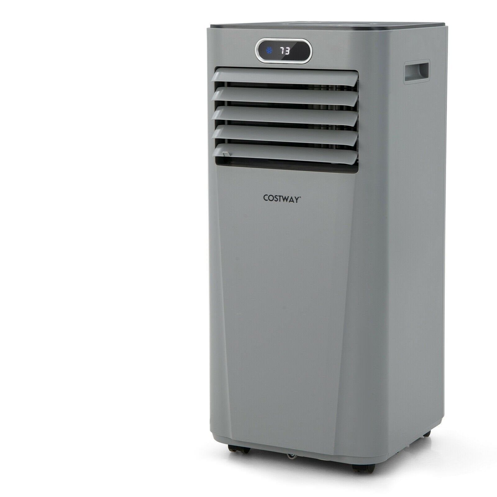 8000BTU 3-in-1 Portable Air Conditioner with Remote Control, Gray - Gallery Canada