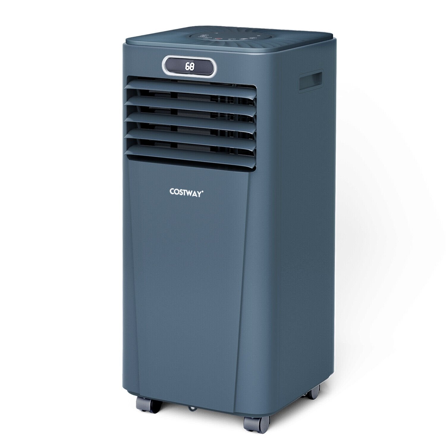 8000BTU 3-in-1 Portable Air Conditioner with Remote Control, Dark Blue Portable Air Conditioners   at Gallery Canada