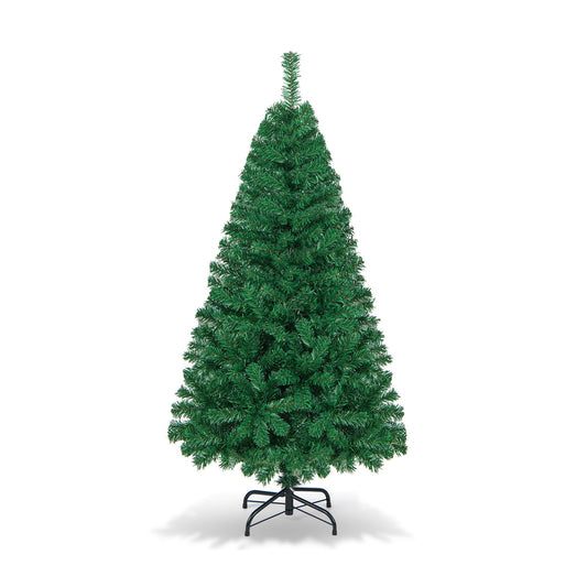 Artificial PVC Hinged Christmas Tree with Solid Metal Stand-5 ft, Green Christmas Tree   at Gallery Canada