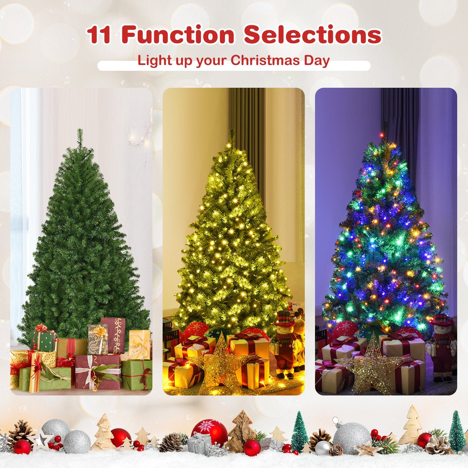 Artificial Premium Hinged Christmas Tree-4 ft, Green Christmas Tree   at Gallery Canada