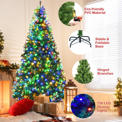 Artificial Premium Hinged Christmas Tree-8 ft, Green Christmas Tree   at Gallery Canada