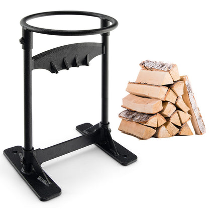 Firewood Kindling Splitter with Sharply Blade for Fireplace BBQ, Black Log Storage   at Gallery Canada