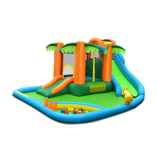 Inflatable Water Slide Park with Upgraded Handrail without Blower - Gallery Canada