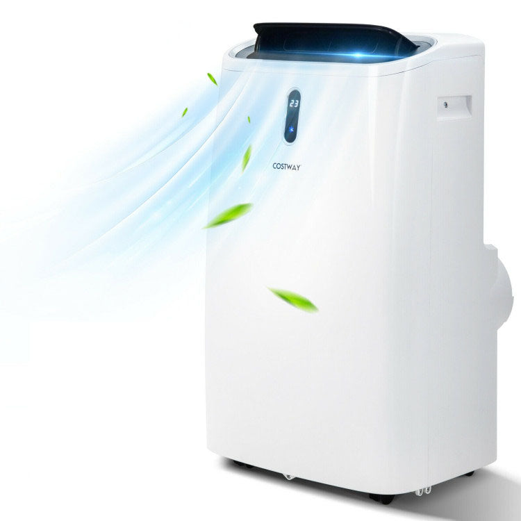 12000 BTU Portable 4-in-1 Air Conditioner with Smart Control, White Portable Air Conditioners at Gallery Canada