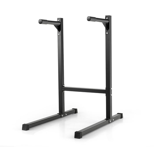 Multifunctional Dip Stand with Foam Handles for Home Gym, Black Benches Racks & Bars Black  at Gallery Canada