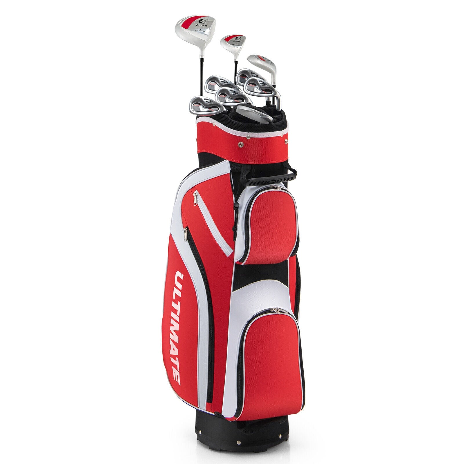 10 Pieces Ladies Complete Golf Club Set with Alloy Driver, Red Golf   at Gallery Canada