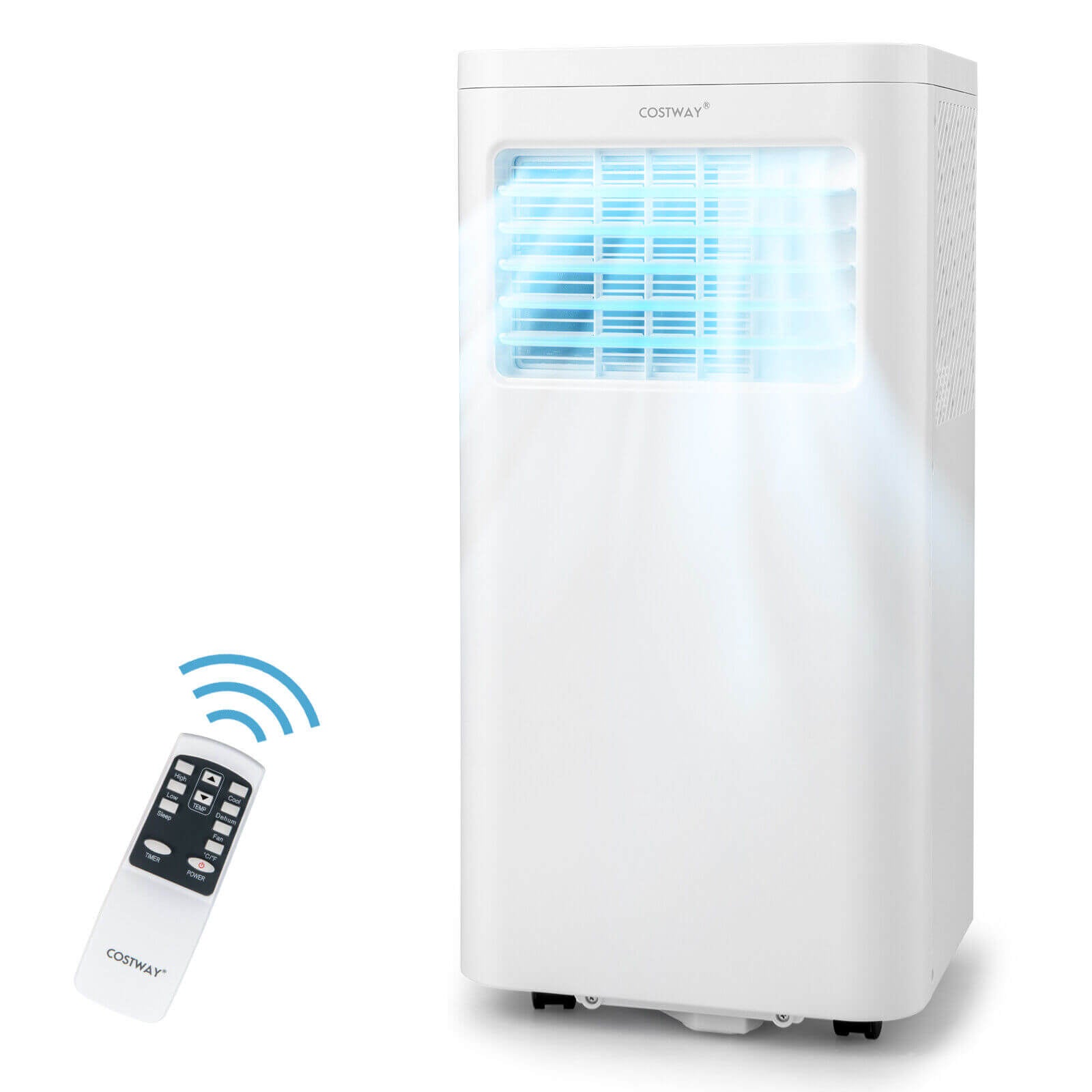 8000 BTU(Ashrae) Portable Air Conditioner Cools 250 Sq.Ft-5000 BTU, White Portable Air Conditioners   at Gallery Canada