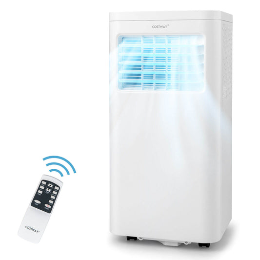 3-in-1 Portable Air Conditioner with Fan Dehumidifier and Quiet AC, White Portable Air Conditioners White  at Gallery Canada