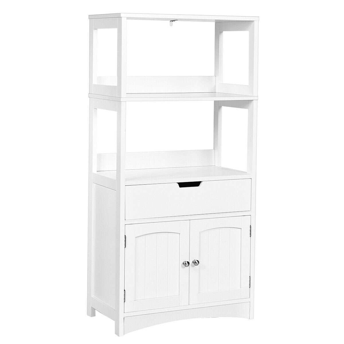 Bathroom Storage Cabinet with Drawer and Shelf Floor Cabinet, White Floor Cabinets   at Gallery Canada