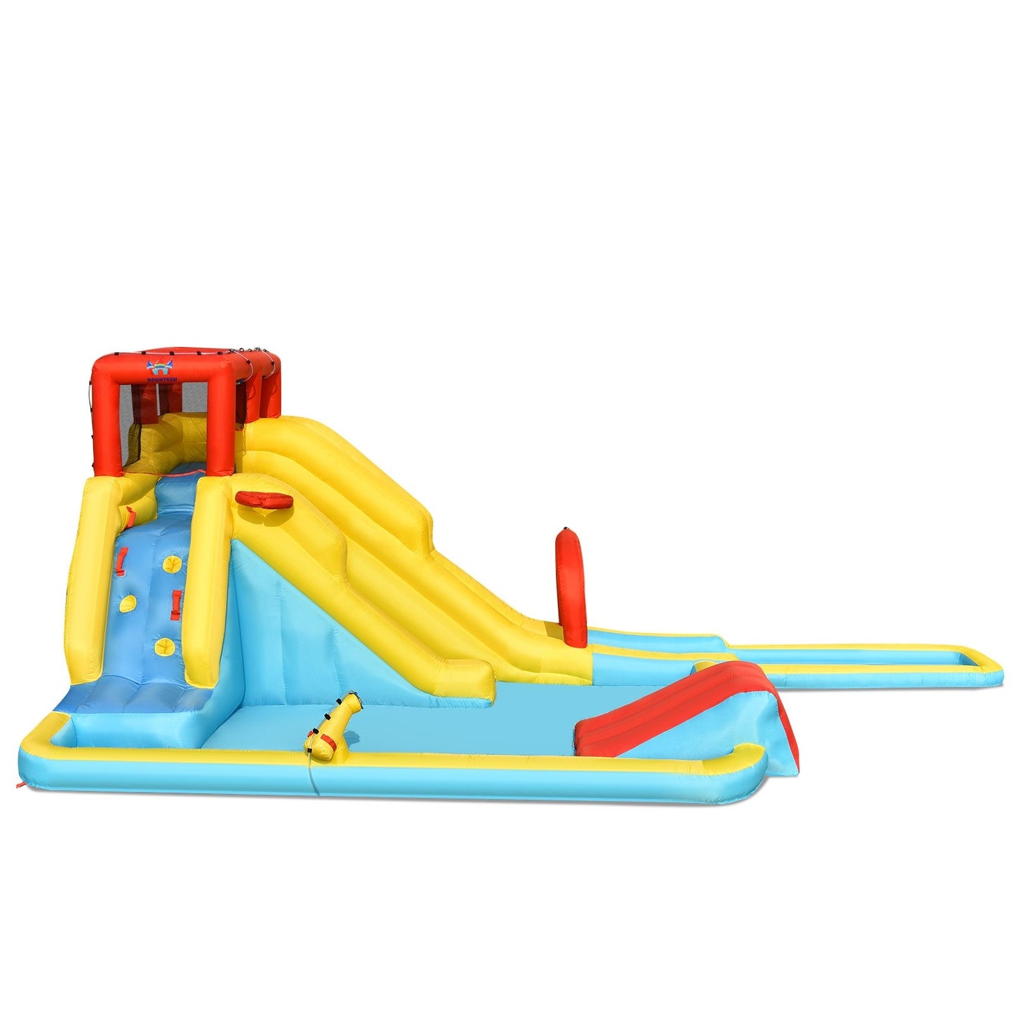7-in-1 Inflatable Dual Slide Water Park Bounce House Without Blower - Gallery Canada