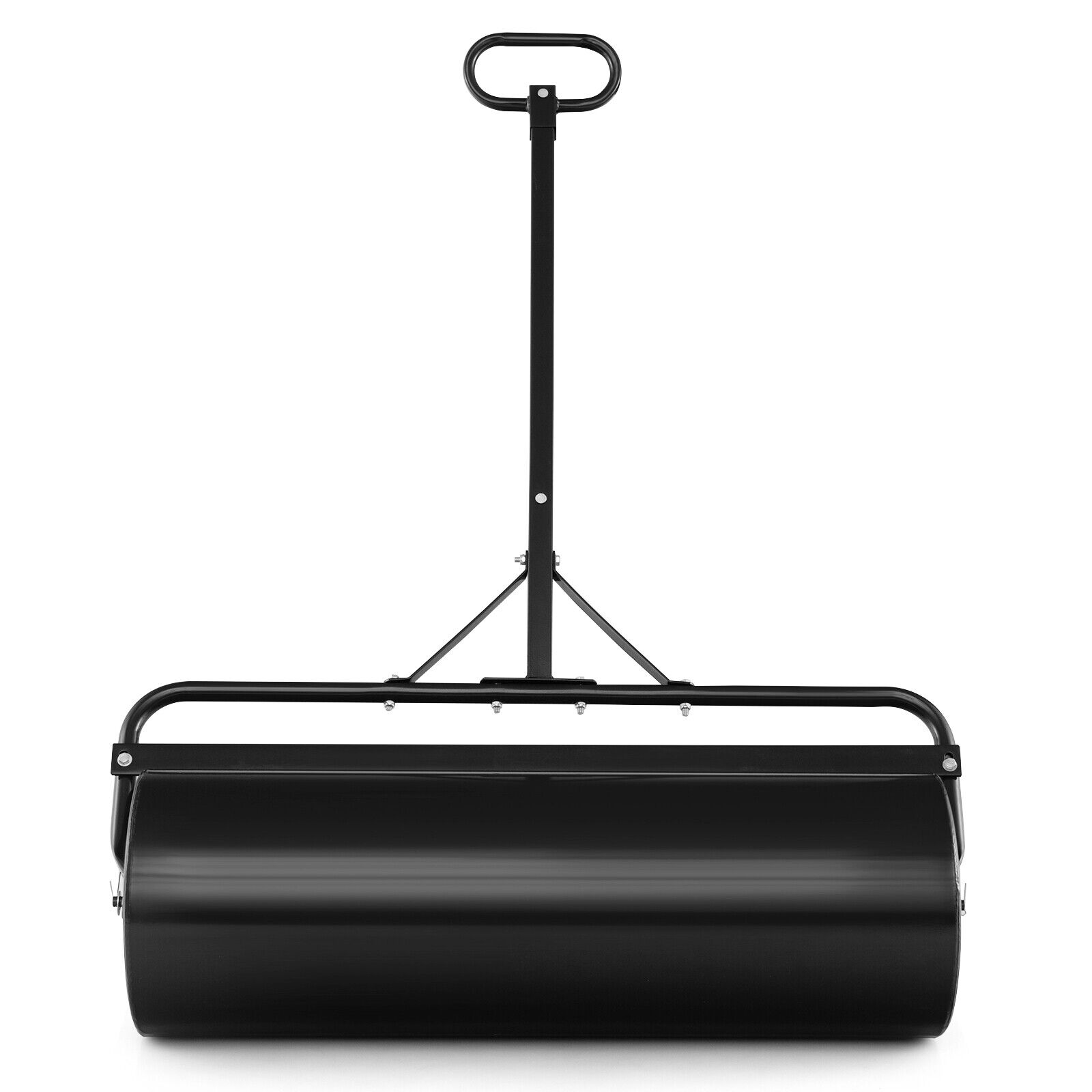 Metal Lawn Roller with Detachable Gripping Handle, Black Lawn Care Tools   at Gallery Canada