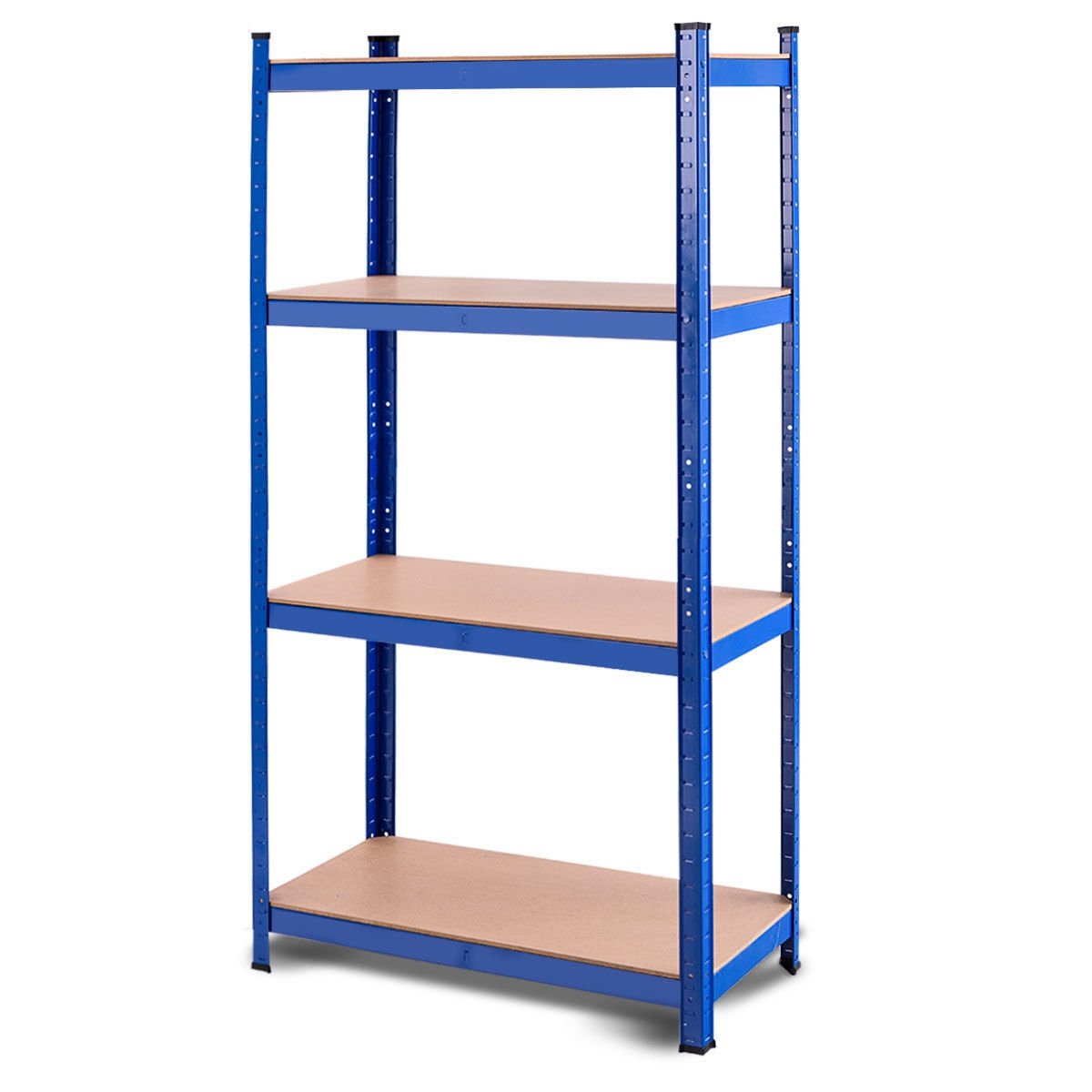 Adjustable Heavy Duty 4 Level Garage Tool Shelf Storage, Blue - Gallery Canada