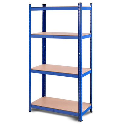 Adjustable Heavy Duty 4 Level Garage Tool Shelf Storage, Blue - Gallery Canada