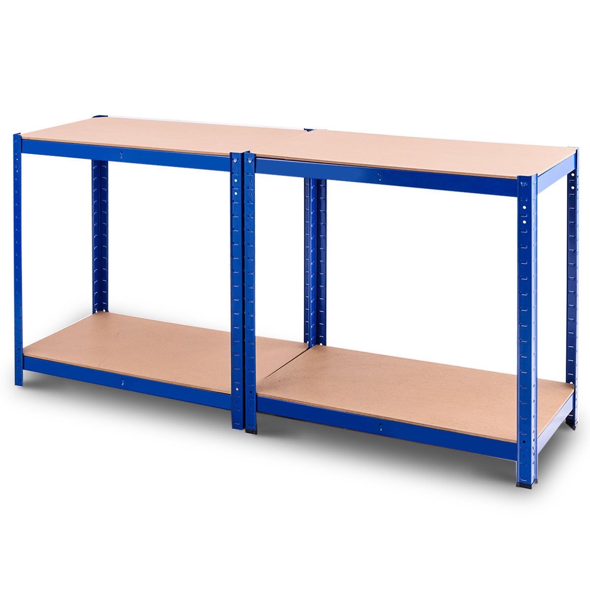 Adjustable Heavy Duty 4 Level Garage Tool Shelf Storage, Blue - Gallery Canada